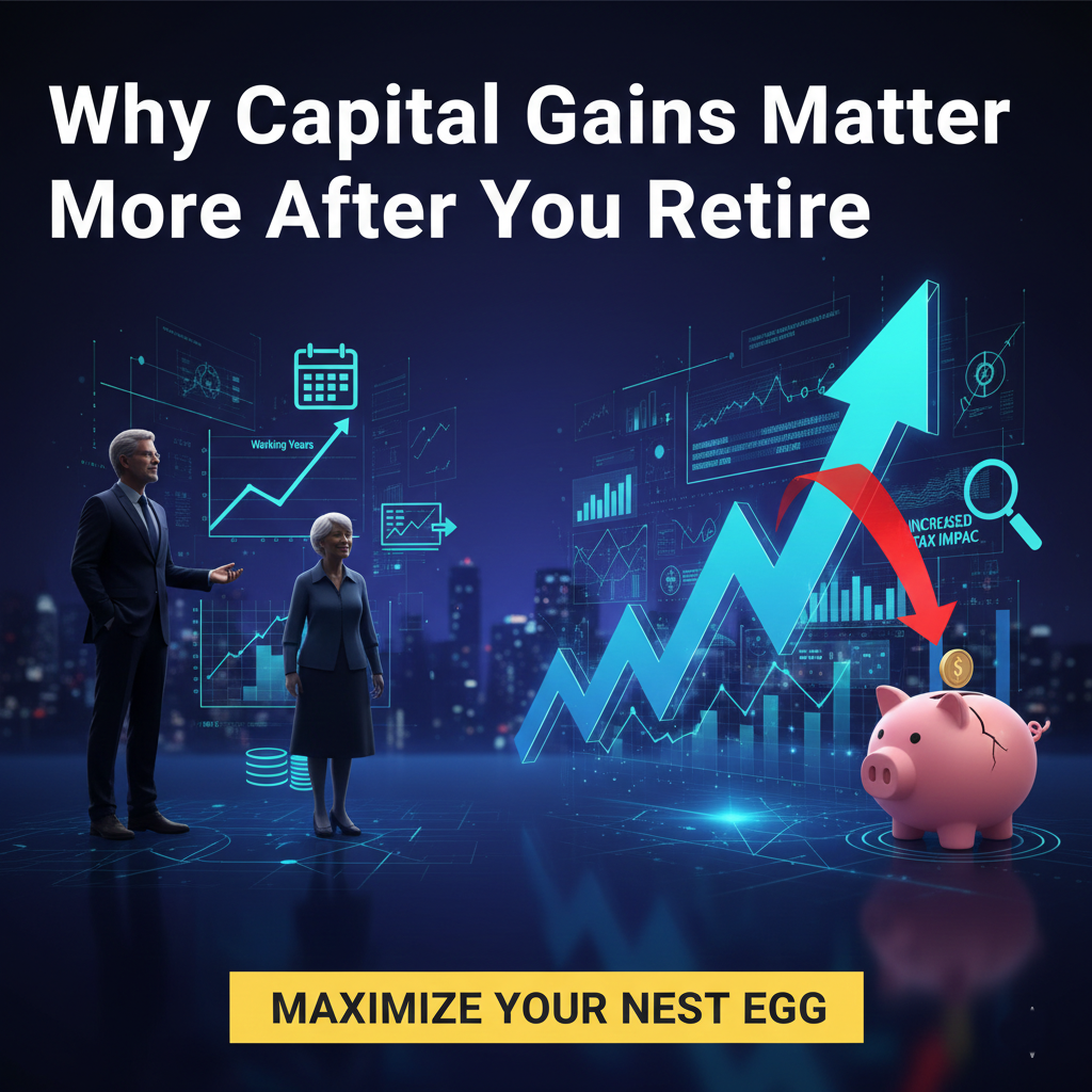 Why Capital Gains Matter More After You Retire! Important Guide