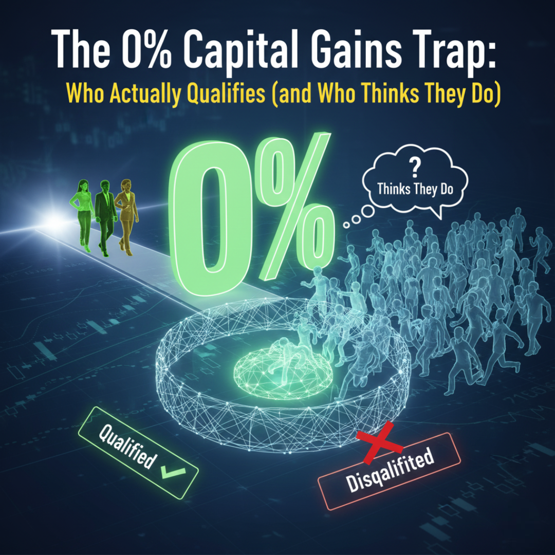 The 0% Capital Gains Trap: Who Actually Qualifies (and Who Thinks They Do)