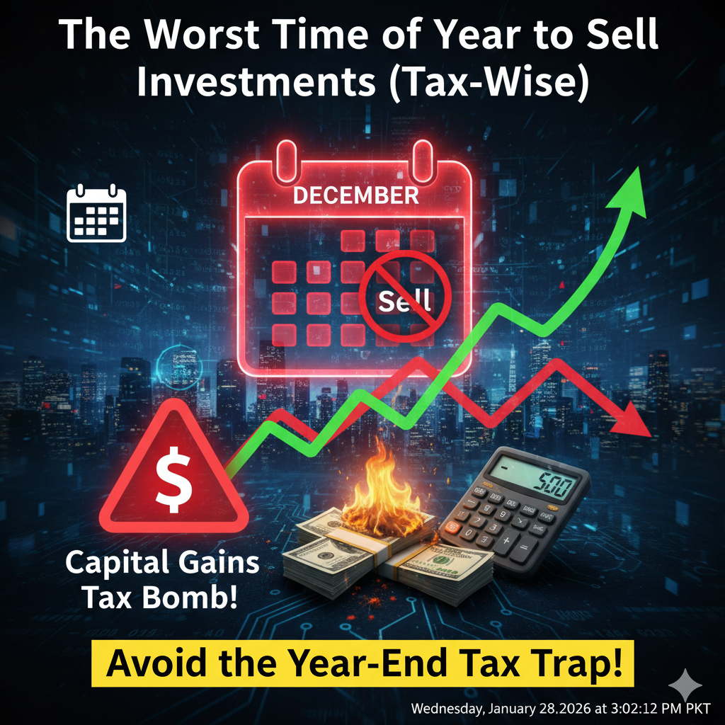 The Worst Time of Year to Sell Investments (Tax-Wise)