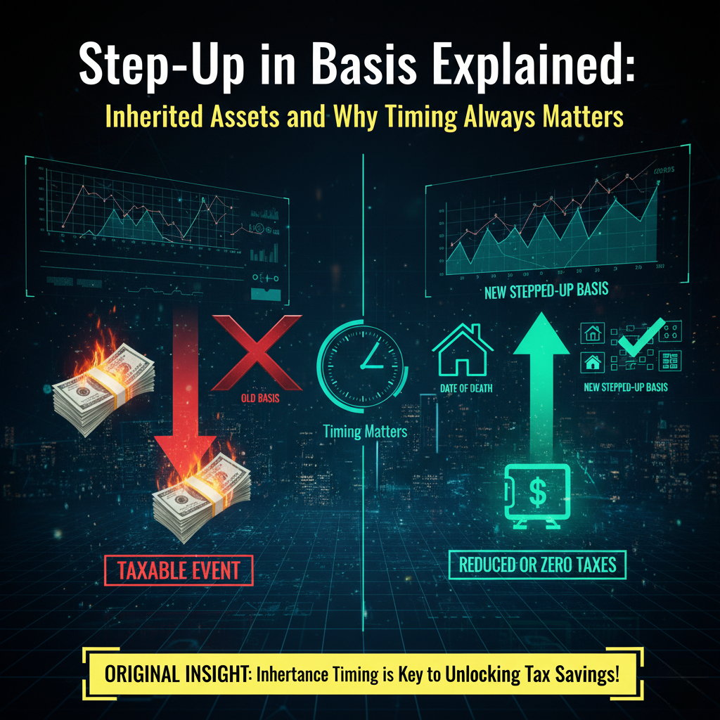 Step-Up in Basis Explained: Inherited Assets and Why Timing Always Matters