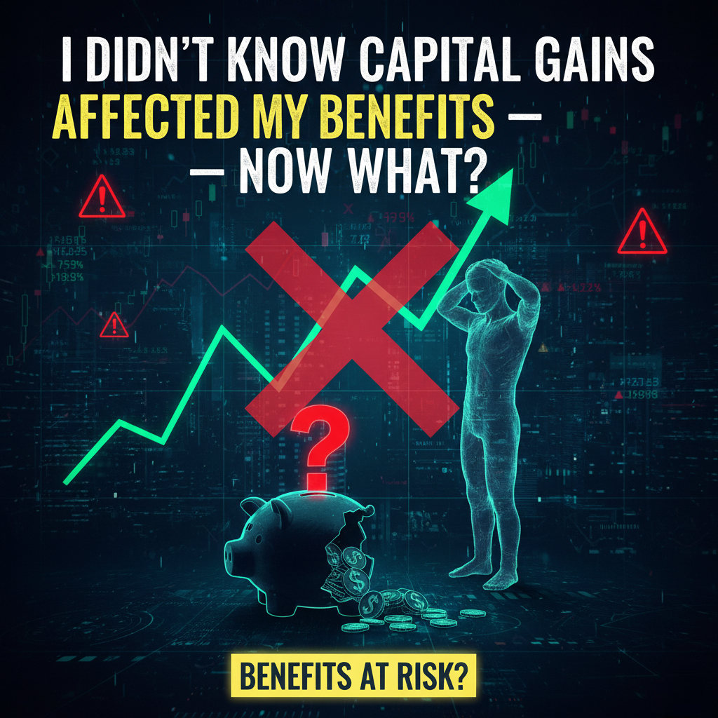 I Didn’t Know Capital Gains Affected My Benefits — Now What?