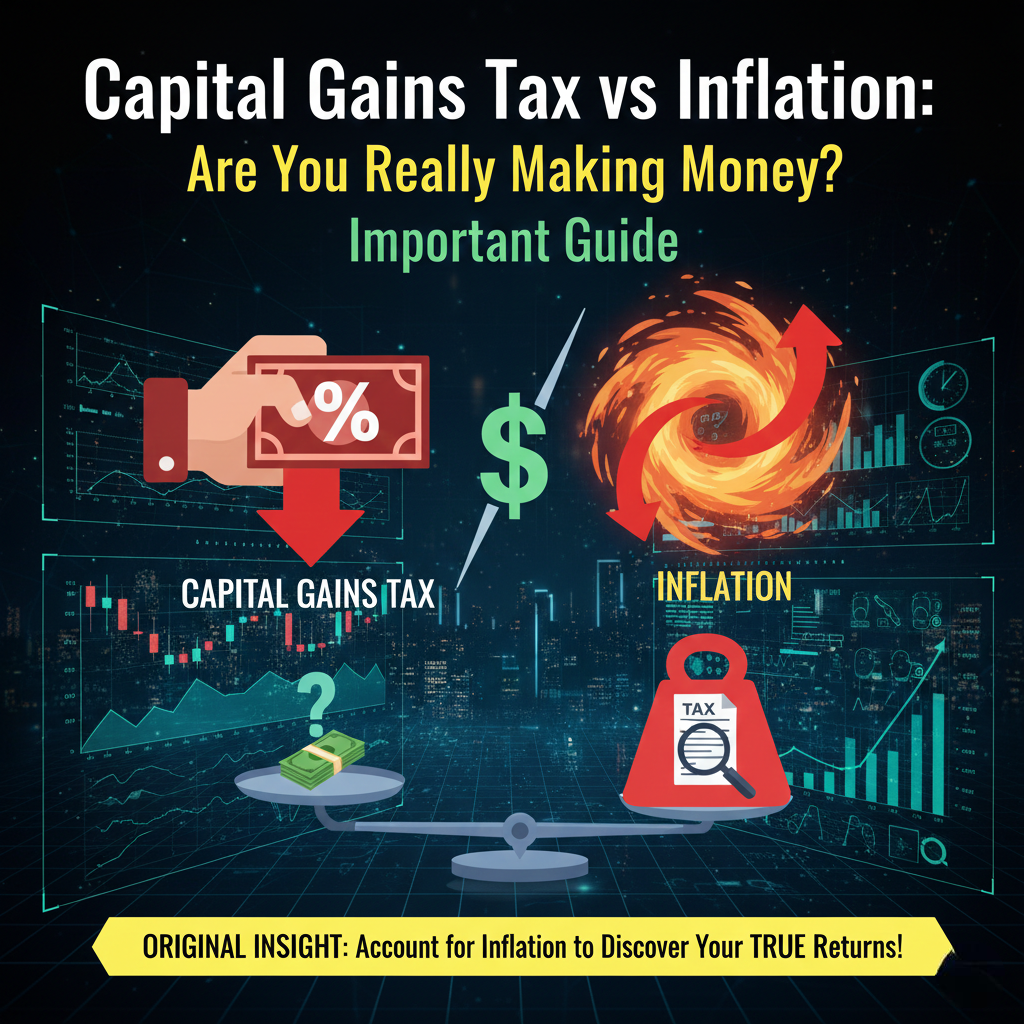 Capital Gains Tax vs Inflation: Are You Really Making Money? Important Guide