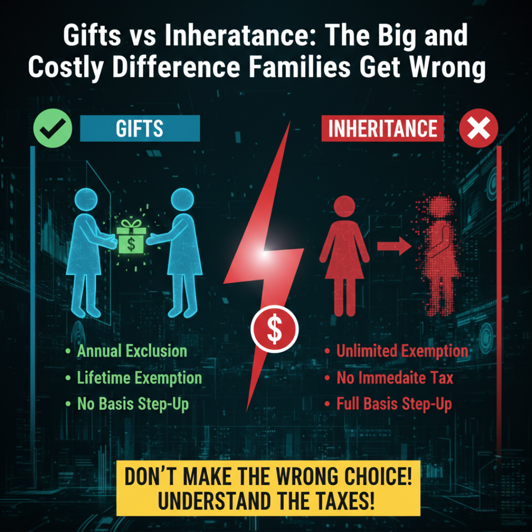 Gifts vs Inheritance: The Big and Costly Tax Difference Families Get Wrong