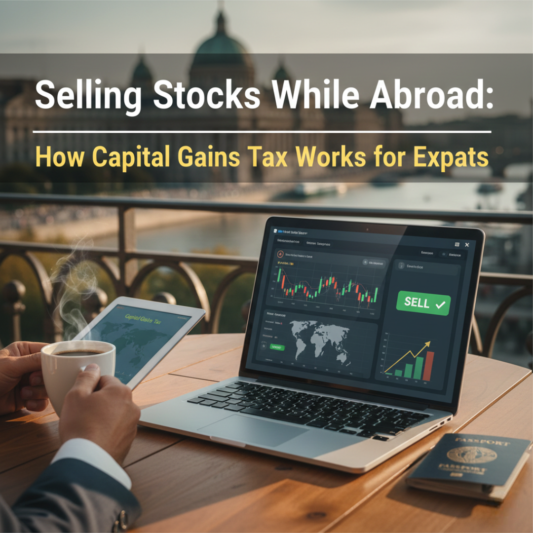 Selling Stocks While Abroad: How Capital Gains Tax Works for Expats