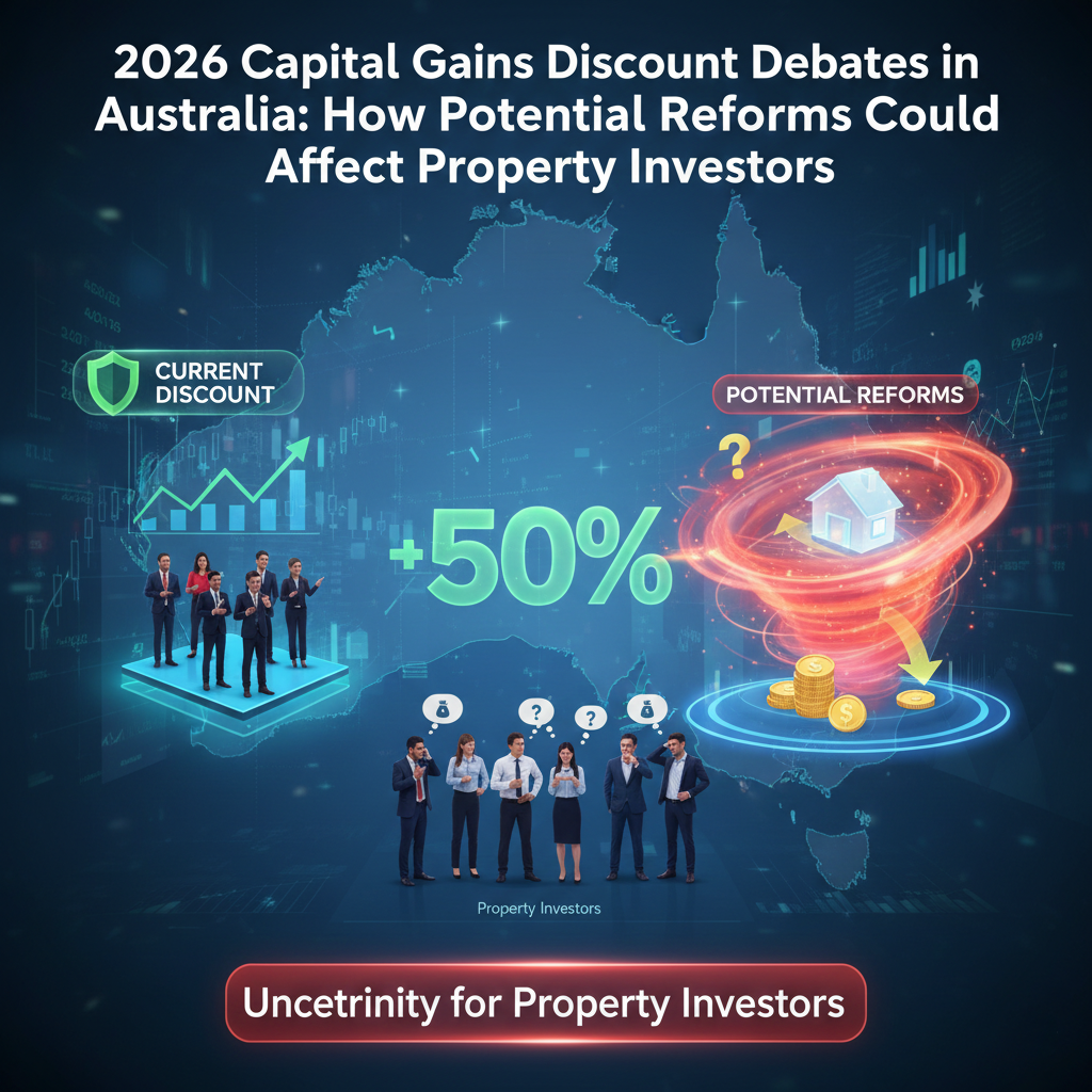2026 Capital Gains Discount Debates in Australia: How Potential Reforms Could Affect Property Investors